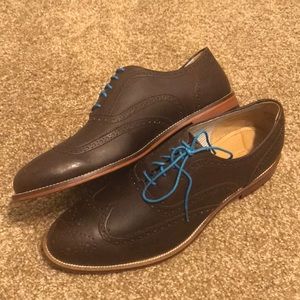 J Shoes Charlie Dark Brown Oxfords